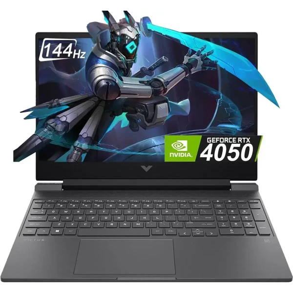 Gaming Laptop  HP Victus  15.6 Inch FHD  i5-13420HX  RTX 4050 6GB  16GB DDR5  512GB SSD  Win 11 - Silver
