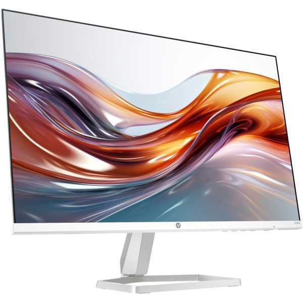 شاشة مكتبية HP Series 5 ‎524sa‎, مقاس 24 بوصة بدقة FHD IPS, معدل تحديث يصل الى 100Hz, مع مكبرات صوت مدمجة - أبيض