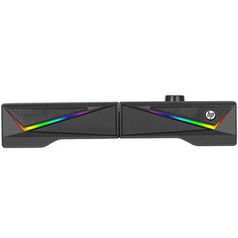 HP DHE-6005 Wired Multimedia Soundbar / Speaker - RGB Gaming Stereo Surround Sound Backlight