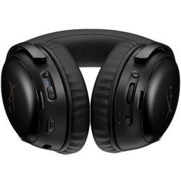 سماعة قيمنق هايبر إكس Cloud III S لاسلكية - محرك 53mm - بلوتوث - أسود