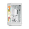 HYTE Y70 Touch Infinite ATX Dual Chamber Mid Tower Case, Integrated touchscreen, Vertical PCIe 4.0 GPU mounting - WHITE