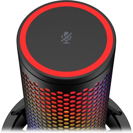مايكروفون HyperX QuadCast 2 S احترافي للبث والتسجيل – USB – أسود