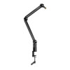 Caster Professional Microphone & Camera Arm HyperX – 360° Rotation with Internal Cable Management – Black Caster Professional Microphone & Camera Arm HyperX – 360° Rotation with Internal Cable Management – Black