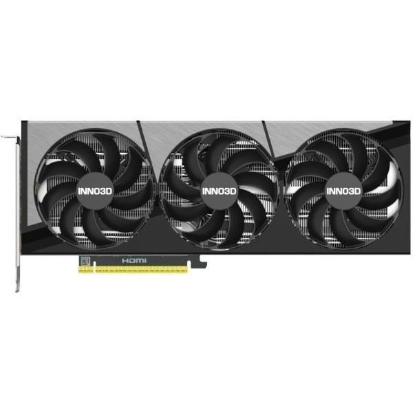 بطاقة رسومية من INNO3D RTX 5080 X3 OC, ب 16GB GDDR7, نظام تبريد بثلاثة مراوح , PCI Express 5.0, دعم تقنيات DLSS 4 والذكاء الاصطناعي - أسود
