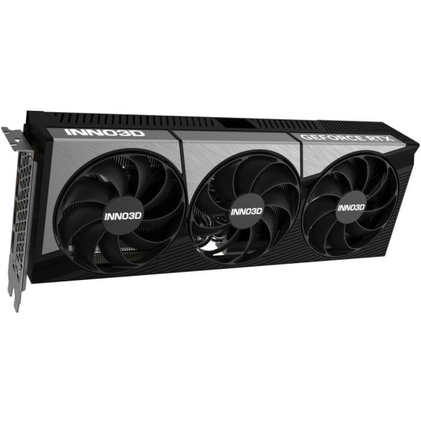 بطاقة رسومية من INNO3D RTX 5080 X3 OC, ب 16GB GDDR7, نظام تبريد بثلاثة مراوح , PCI Express 5.0, دعم تقنيات DLSS 4 والذكاء الاصطناعي - أسود