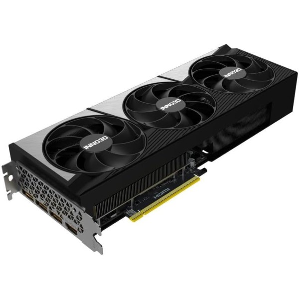 بطاقة رسومية من INNO3D RTX 5080 X3 OC, ب 16GB GDDR7, نظام تبريد بثلاثة مراوح , PCI Express 5.0, دعم تقنيات DLSS 4 والذكاء الاصطناعي - أسود