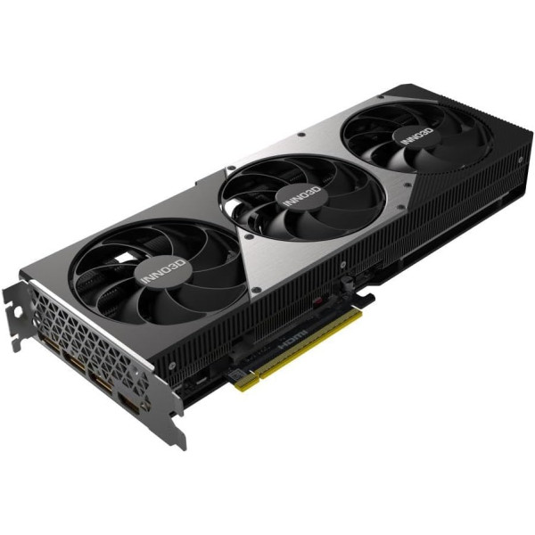 كرت شاشة الألعاب INNO3D GeForce RTX 5080 X3 16GB GDDR7 ثلاثي المراوح - أسود كرت شاشة الألعاب INNO3D GeForce RTX 5080 X3 16GB GDDR7 ثلاثي المراوح - أسود