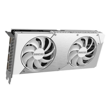 Graphics Card INNO3D RTX 5060 Ti 16GB TWIN X2, 16GB GDDR7, dual-fan cooling system, OC Edition, PCIe 5.0, support DLSS4 & Ray Tracing - White Graphics Card INNO3D RTX 5060 Ti 16GB TWIN X2, 16GB GDDR7, dual-fan cooling system, OC Edition, PCIe 5.0, support DLSS4 & Ray Tracing - White