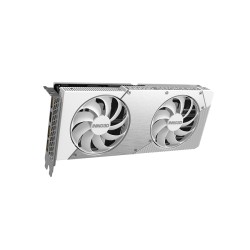 كرت شاشة INNO3D Twin X2 OC RTX 5060 Ti 8GB, ذاكرة 8GB GDDR7, ظام تبريد مزدوج المراوح, اصدار OC مكسور السرعة, واجهة PCIe 5.0 - أبيض 