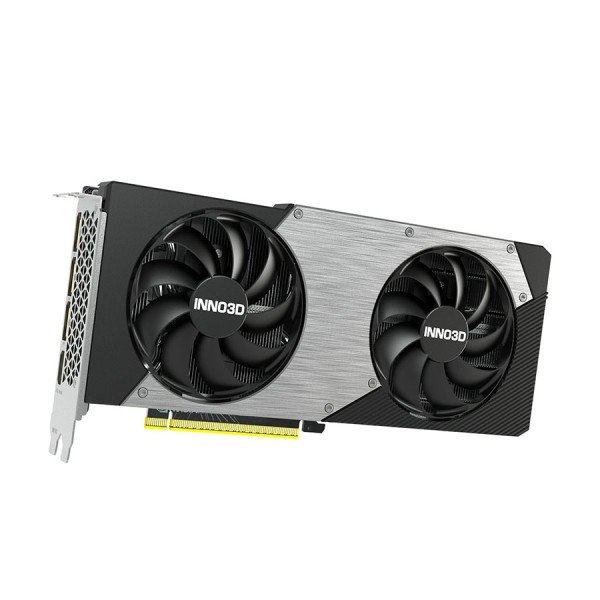 كرت شاشة INNO3D RTX 5060 Ti Twin X2, ذاكرة 16 جيجابايت GDDR7, يدعم PCI Express 5.0, اصدار مكسور السرعة OC, مروحتين بتصميم مزدوج -  أسود