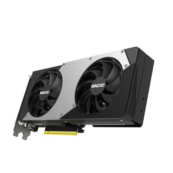 كرت شاشة INNO3D RTX 5060 Ti Twin X2, ذاكرة 16 جيجابايت GDDR7, يدعم PCI Express 5.0, اصدار مكسور السرعة OC, مروحتين بتصميم مزدوج -  أسود