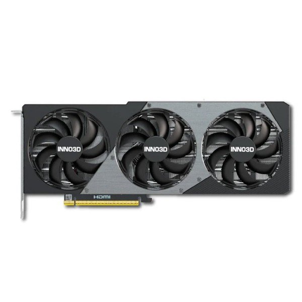 بطاقة رسومية INNO3D RTX 5070 Ti X3, ذاكرة 16GB GDDR7, مكسور السرعة OC, دعم تقنيات Ray Tracing وDLSS 4 - أسود
