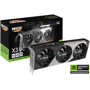 بطاقة رسومات Inno3D GeForce RTX 5070 Ti X3 OC 16GB GDDR7 – بطاقة عالية الأداء مع تبريد ثلاثي المراوح بطاقة رسومات Inno3D GeForce RTX 5070 Ti X3 OC 16GB GDDR7 – بطاقة عالية الأداء مع تبريد ثلاثي المراوح
