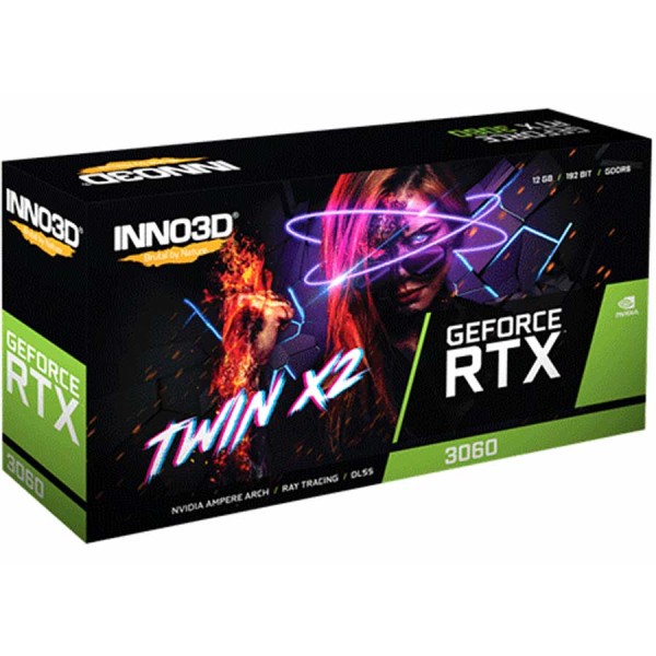 Inno3d Twin X2 Nvidia Geforce RTX 3060 12GB Gaming GDDR6