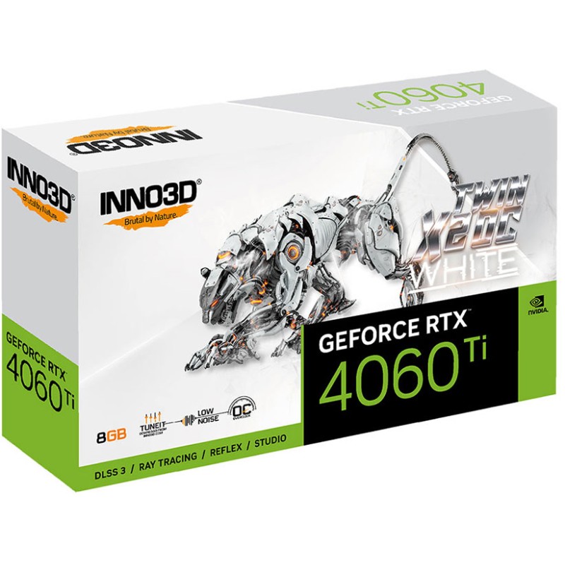 INNO3D TWIN X2 OC WHITE NV GEFORCE RTX 4060Ti 8GB OC GAMING -GDDR6