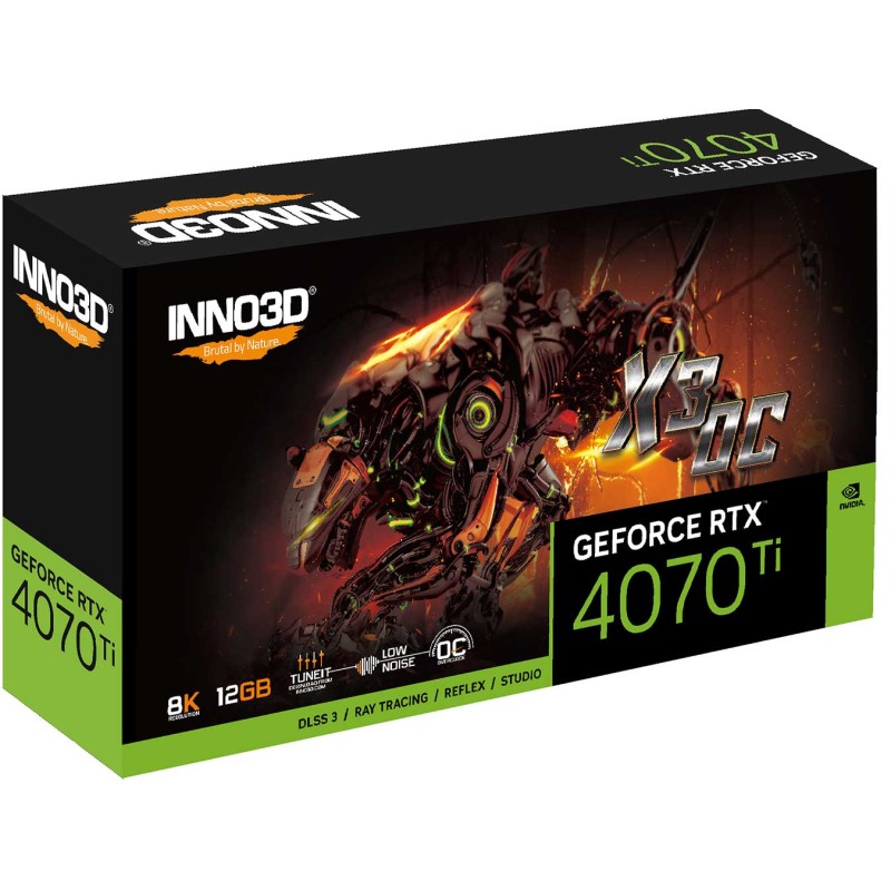 INNO3D Gaming Graphic Card GEFORCE RTX 4070 Ti X3 OC - 12GB