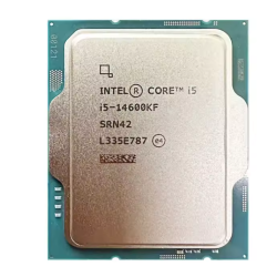 معالج Intel Core i5-14600KF, تردد يصل الى 5.3GHz, يدعم ذاكرة DDR5 وDDR4, يأتي ب  14 نواة و 20 خيط معالجة, يدعم واجهة PCIe 5.0 و 4.0