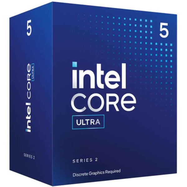 Processor Intel Core Ultra 5 225F ,Cores 10 Threads 10 ,Up to 4.9GHz ,20MB Smart Cache and 22MB L2 FCLGA 1851