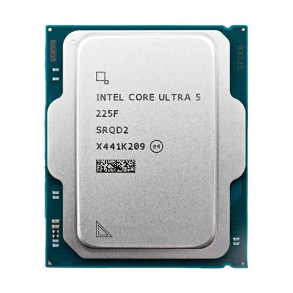 Processor Intel Core Ultra 5 225F ,Cores 10 Threads 10 ,Up to 4.9GHz ,20MB Smart Cache and 22MB L2 FCLGA 1851
