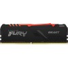 KINGSTON FURY BEAST RAM DDR4 8GB (1X8GB) 3600MHz DESKTOP RGB (AURA)رام كينجستون