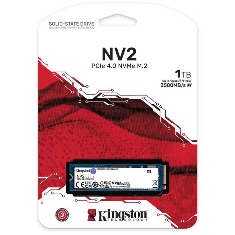 KINGSTON NV2 SSD PCIe 4.0 NVMe M.2 2280 - 1TB