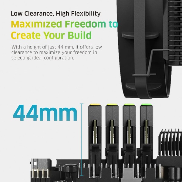 MEMORY DESKTOP KLEVV CRAS V ARGB, 32GB (2X16GB) DDR5 6400MHz, Low latency CL30, Intel XMP 3.0 & AMD EXPO - BLACK