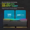 MEMORY DESKTOP KLEVV CRAS V ARGB, 32GB (2X16GB) DDR5 6400MHz, Low latency CL30, Intel XMP 3.0 & AMD EXPO - BLACK