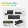 MEMORY DESKTOP KLEVV CRAS V ARGB, 32GB (2X16GB) DDR5 6400MHz, Low latency CL30, Intel XMP 3.0 & AMD EXPO - BLACK
