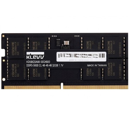 رام لاب توب كليف DDR5 سعة 32GB - سرعة 5600MHz - توقيت CL46
