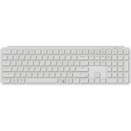 Keychron B6 Pro, ultra-slim wireless keyboard, BT 5.2, Built-in 800mAh battery, low-travel scissor switches - WHITE Keychron B6 Pro, ultra-slim wireless keyboard, BT 5.2, Built-in 800mAh battery, low-travel scissor switches - WHITE