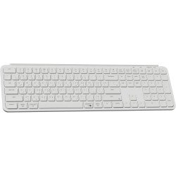 Keychron B6 Pro, ultra-slim wireless keyboard, BT 5.2, Built-in 800mAh battery, low-travel scissor switches - WHITE Keychron B6 Pro, ultra-slim wireless keyboard, BT 5.2, Built-in 800mAh battery, low-travel scissor switches - WHITE
