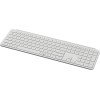 Keychron B6 Pro, ultra-slim wireless keyboard, BT 5.2, Built-in 800mAh battery, low-travel scissor switches  - WHITE