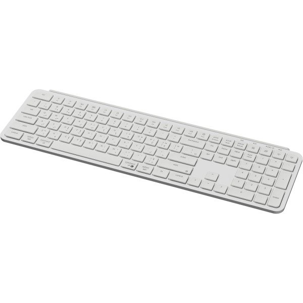 Keychron B6 Pro, ultra-slim wireless keyboard, BT 5.2, Built-in 800mAh battery, low-travel scissor switches  - WHITE