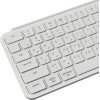 Keychron B6 Pro, ultra-slim wireless keyboard, BT 5.2, Built-in 800mAh battery, low-travel scissor switches  - WHITE