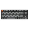 كيكرون K1 Max TKL كيبورد  80% لاسلكي للالعاب مفاتيح ميكاميكية  Red Linear Low-Profile Gateron يدعم اللغة العربية - اسود