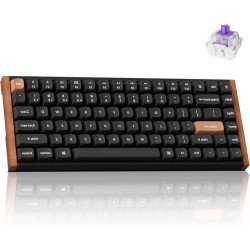 Keychron K2 HE 75% layout Keyboard, Magnetic switch technology, 1000 Hz polling - Matte Black Wooden Frame Keychron K2 HE 75% layout Keyboard, Magnetic switch technology, 1000 Hz polling - Matte Black Wooden Frame