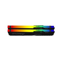 DESKTOP MEMORY Kingston FURY Beast,  DDR5 32GB (2x16GB) 6000MHz RGB,  CL40, Support Intel XMP 3.0 and AMD EXPO – Black
