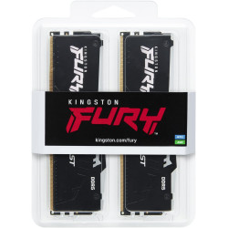 Desktop Memory Kingston FURY Beast DDR5 32GB (2x16GB) 6000MHz RGB  – Black Desktop Memory Kingston FURY Beast DDR5 32GB (2x16GB) 6000MHz RGB  – Black