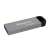 وحدة تخزين KINGSTON DataTraveler KYSON ,USB, سعة 512GB, سرعة قراءة تصل إلى 200MB/s , واجهة توصيل USB Type-A, دعم التشغيل الفوري - أسود/معدني
