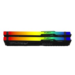 رام كينجستون FURY Beast RGB سعة 64GB (2x32) DDR5 سرعة 6000MHz CL36