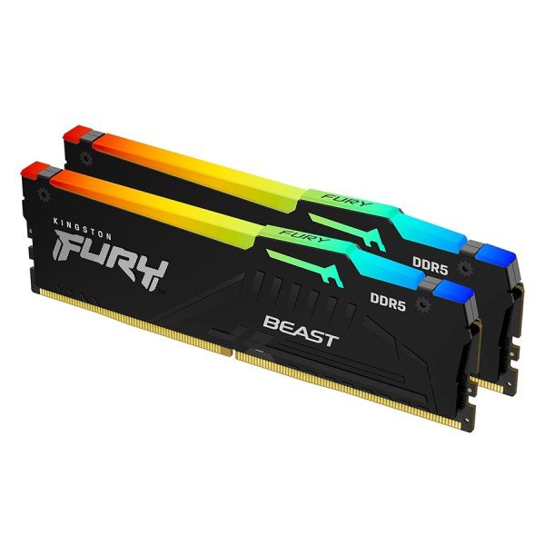 KINGSTON FURY Beast 64GB (2×32GB) DDR5 6000MHz supoort XMP/EXPO - BLACK KINGSTON FURY Beast 64GB (2×32GB) DDR5 6000MHz supoort XMP/EXPO - BLACK