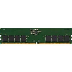 ذاكرة للاستخدام المكتبي من Kingston, سعة 8 جيجابايت DDR5, تردد 4800 ميجاهرتز, جهد تشغيل منخفض 1.1 فولت