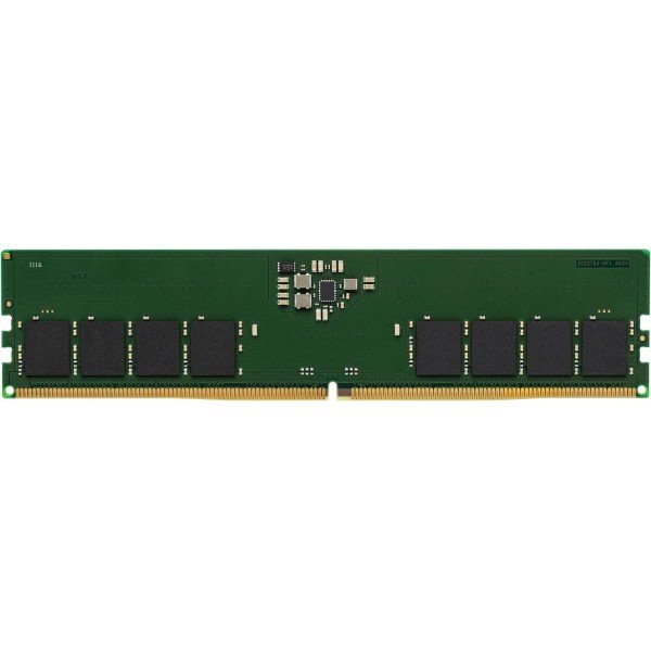 ذاكرة للاستخدام المكتبي من Kingston, سعة 8 جيجابايت DDR5, تردد 4800 ميجاهرتز, جهد تشغيل منخفض 1.1 فولت