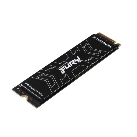 KINGSTON FURY Renegade PCIe 4.0 NVMe SSD, Integrated Heatsink, Read speeds up to 7,300 MB/s, 3D TLC NAND, DRAM Cache