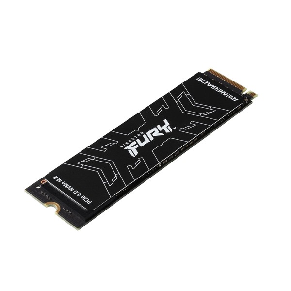 وحدة تخزين داخلية Kingston FURY Renegade, سعة 2 تيرا, واجهة M.2 2280 PCIe NVMe Gen4x4, سرعة قراءة تصل إلى 7300MB/s,  ذاكرة NAND من نوع 3D TLC, ذاكرة DRAM