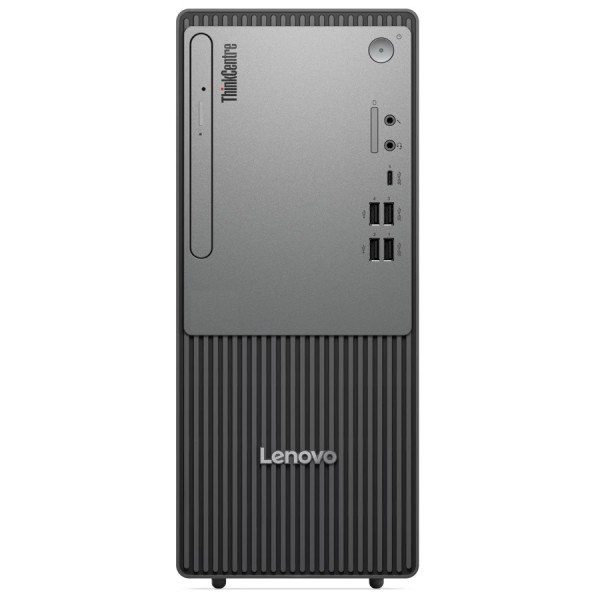 كمبيوتر مكتبي Lenovo ThinkCentre neo 50t Gen 6، بمعالج Intel Core Ultra 5 225 بسرعة تصل إلى 4.9GHz، وذاكرة 8GB DDR5، وتخزين 512GB M.2 PCIe 4.0، مع دعم Wi-Fi 6 وBluetooth 5.2، ومنفذ USB-C