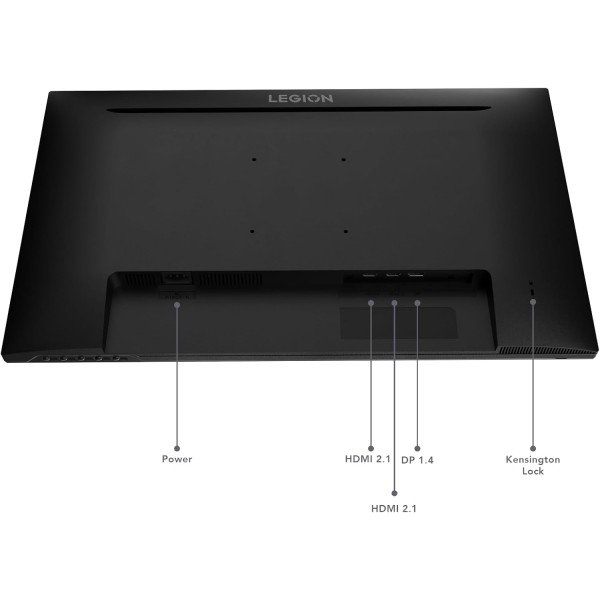 Lenovo Legion R27qe Gen 2 Monitor, 27-inch QHD (2560×1440) IPS, 0.5ms (MPRT), Up to 200Hz, Fully adjustable ergo stand - BLACK