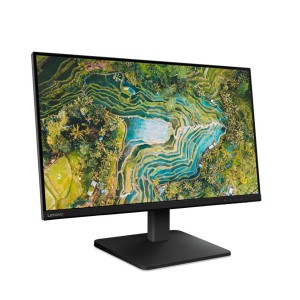 شاشة مكتبية Lenovo Legion L27qe, مقاس 27 بوصة, دقة (1440× 2560) QHD IPS, معدل تحديث 100Hz, زمن استجابة 4ms, دعم التثبيت الجداري VESA, دعم Adaptive Sync - أسود