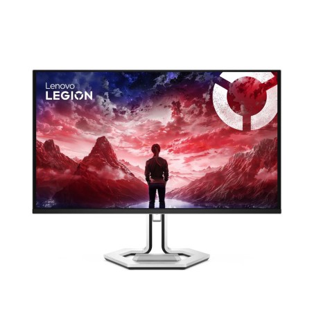 شاشة العاب احترافية Lenovo Legion Pro 27Q-10, مقاس 27 بوصة بدقة QHD (‏1440× 2560), لوحة QD-OLED, معدل تحديث ‎280Hz, زمن استجابة ‎0.03ms (GTG), دعم AMD FreeSync - أسود/أبيض