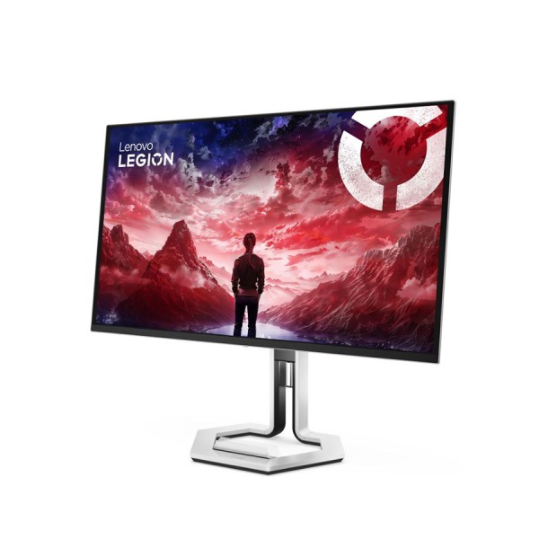 شاشة العاب احترافية Lenovo Legion Pro 27Q-10, مقاس 27 بوصة بدقة QHD (‏1440× 2560), لوحة QD-OLED, معدل تحديث ‎280Hz, زمن استجابة ‎0.03ms (GTG), دعم AMD FreeSync - أسود/أبيض